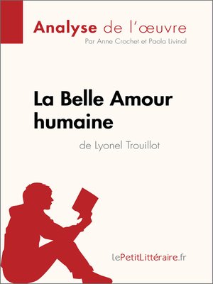cover image of La Belle Amour humaine de Lyonel Trouillot (Analyse de l'œuvre)